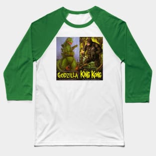 Godzilla v. King Kong Baseball T-Shirt